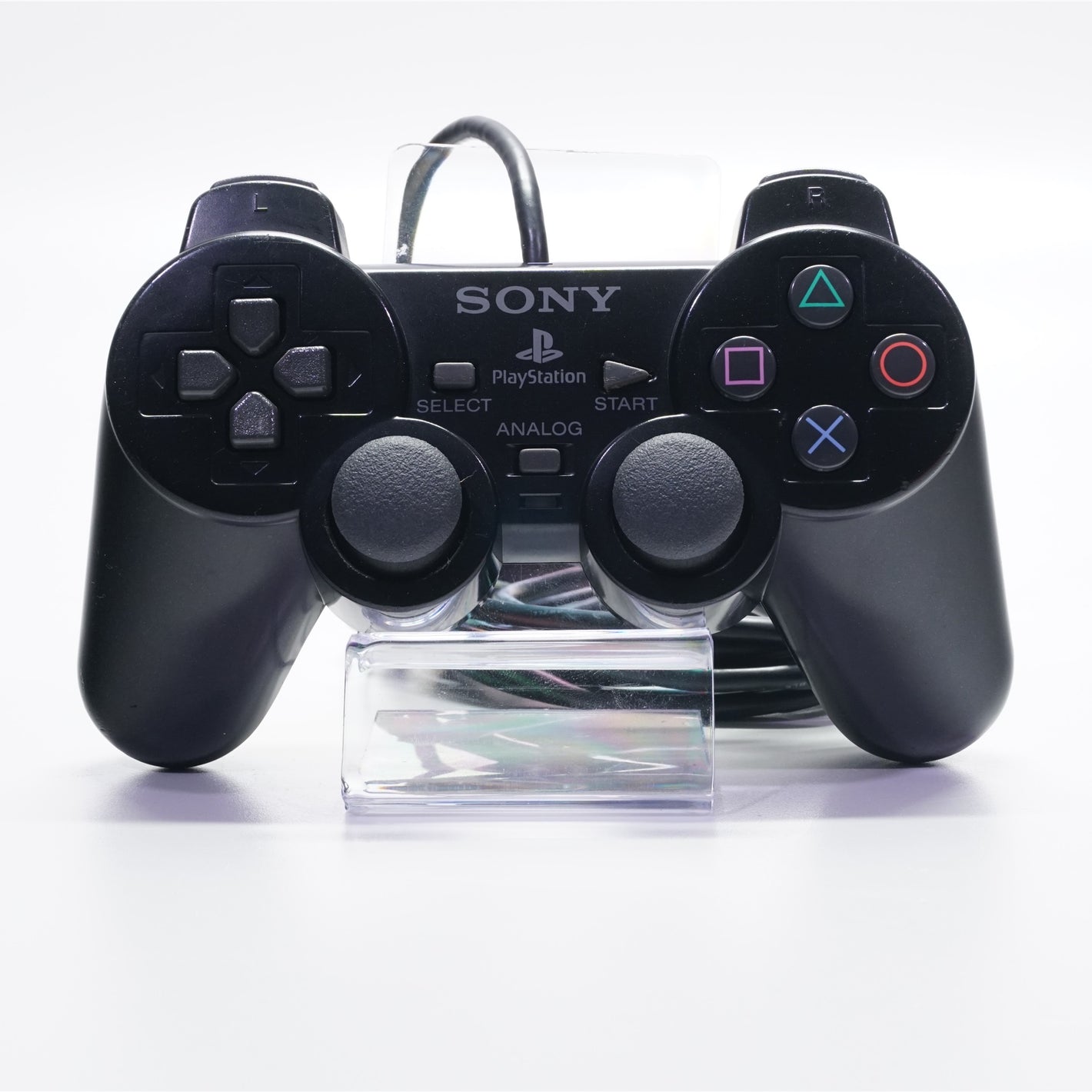 PS2 Ovládač Dualshock čierny - Originál