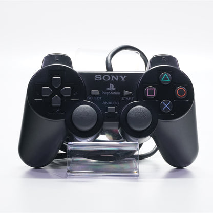 PS2 Ovládač Dualshock čierny - Originál