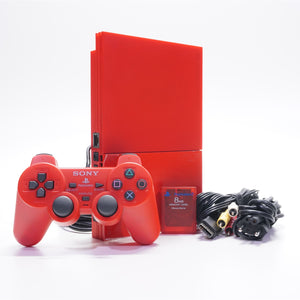 Sony PS2 SCPH-90000 (Cinnabar Red)