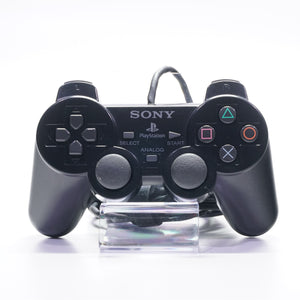 PS2 Ovládač Dualshock čierny - Originál