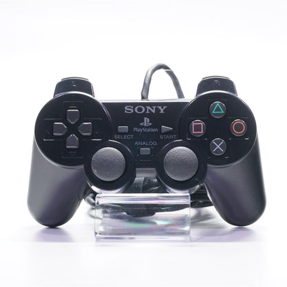 PS2 Ovládač Dualshock čierny - Originál